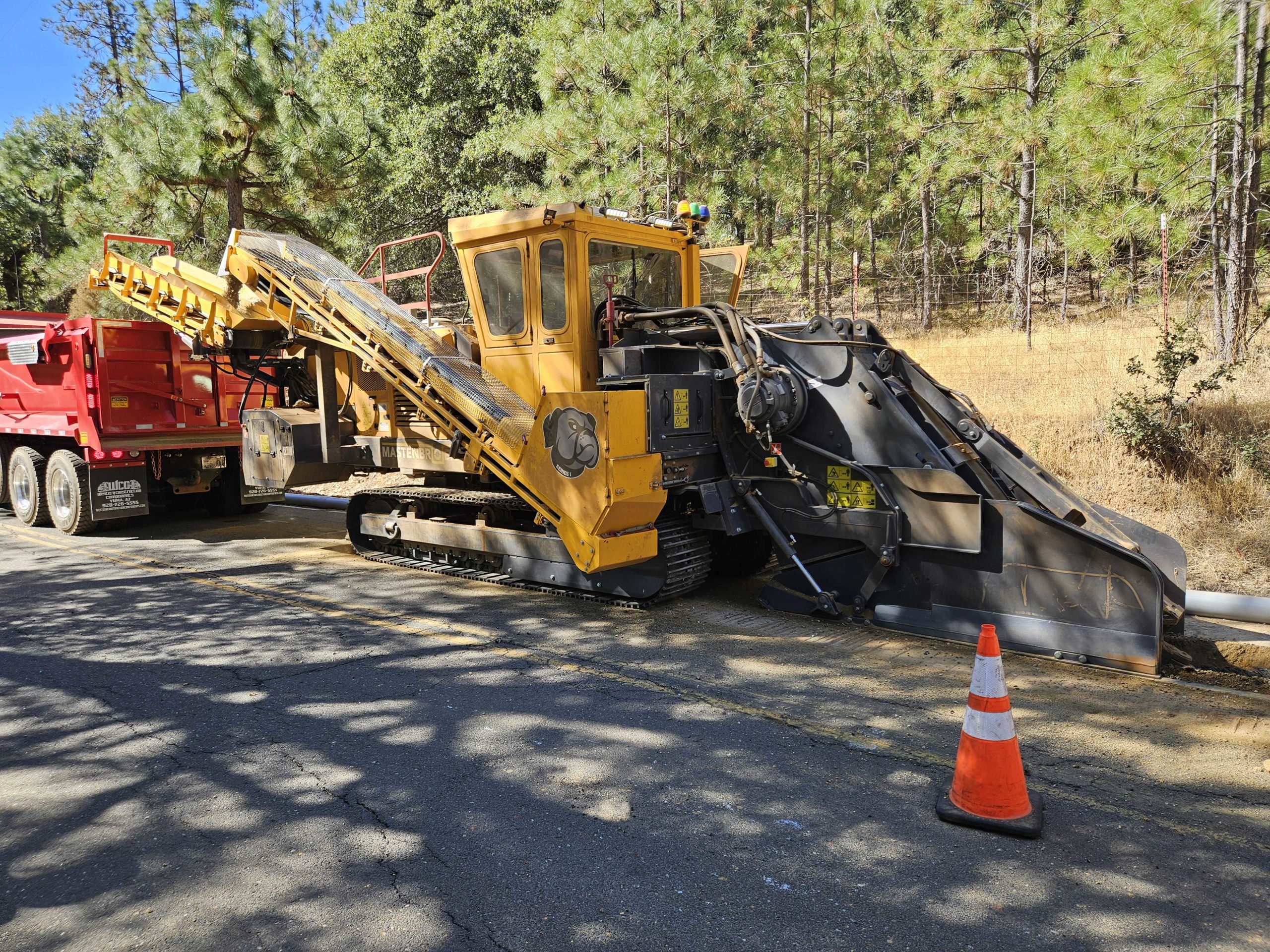 Bulldog trenching in California